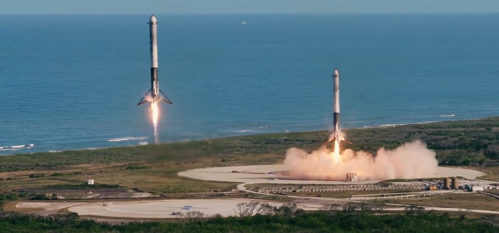 Falcon Heavy launch this weekend, with double sonic booms